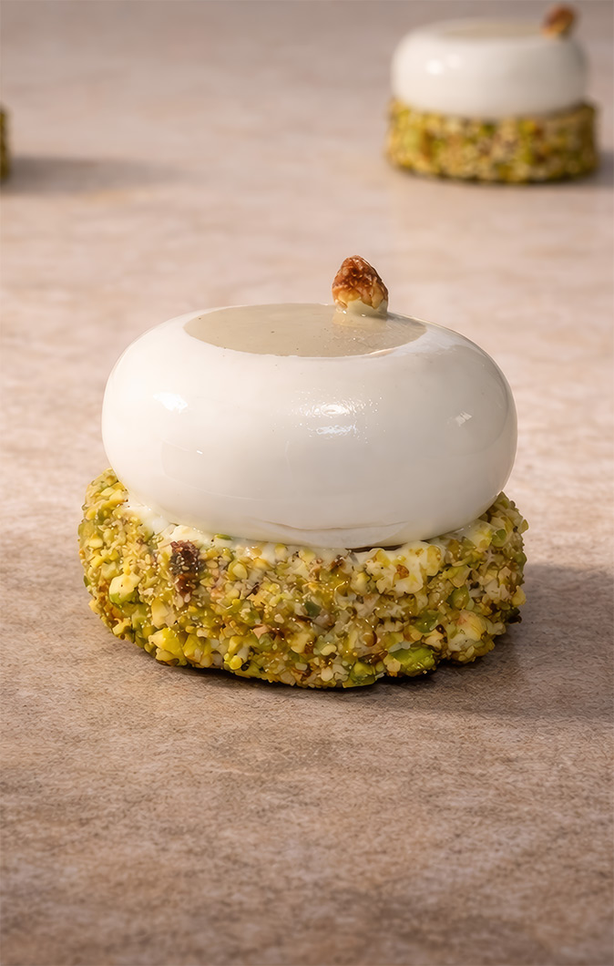 Neroli pistache par Pineapple pâtisserie